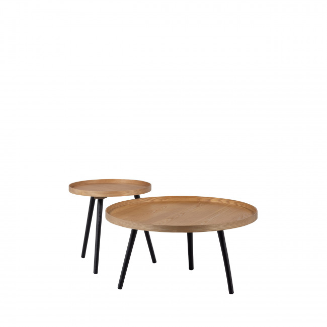 Mesa - Table d'appoint ronde en bois ø45cm