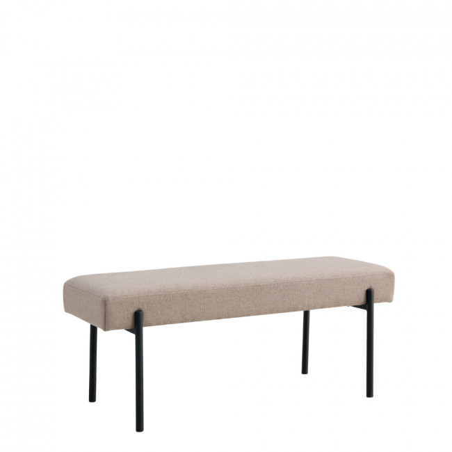 Swindon  - Banc en tissu et métal L100cm