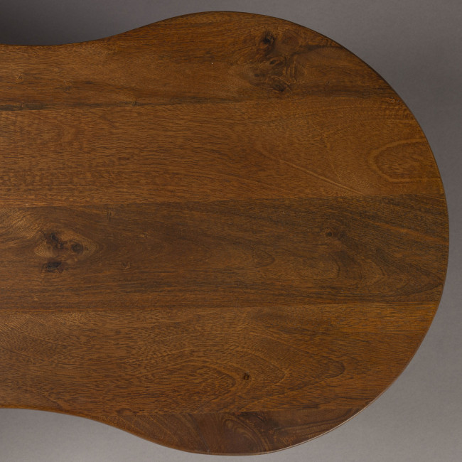 Tilon - Table basse organique en bois 110x60cm