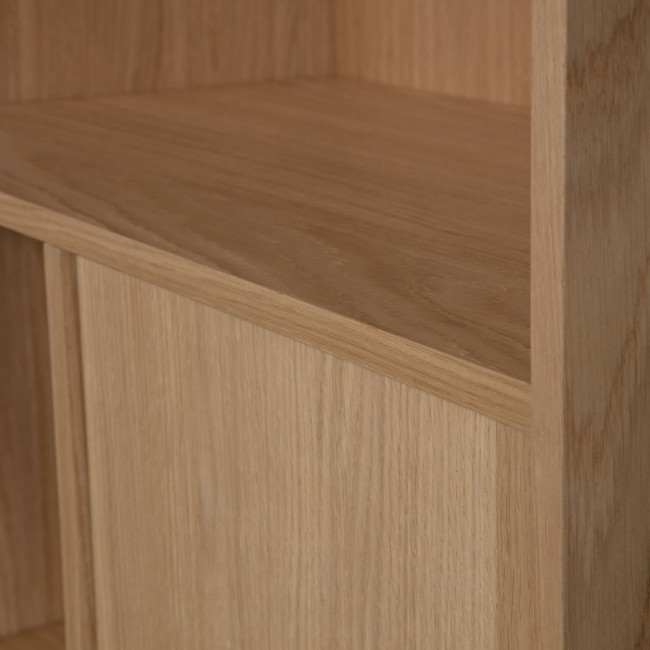 Modulair - Bibliothèque 3 portes en bois H199cm