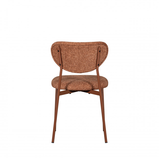 Valor - Lot de 2 chaises en tissu et métal