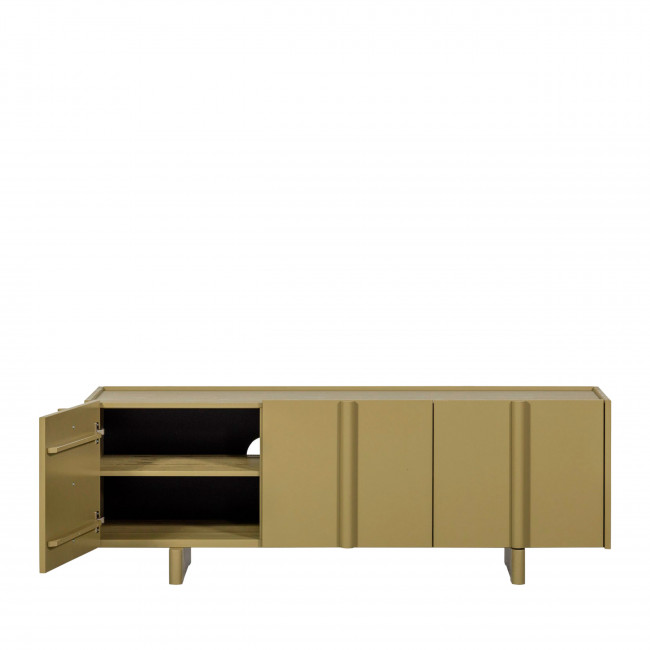 Basu - Meuble TV 3 portes en bois L152cm