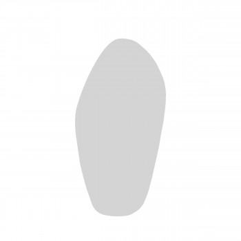 Sunleaf - Miroir de forme organique 60x120cm