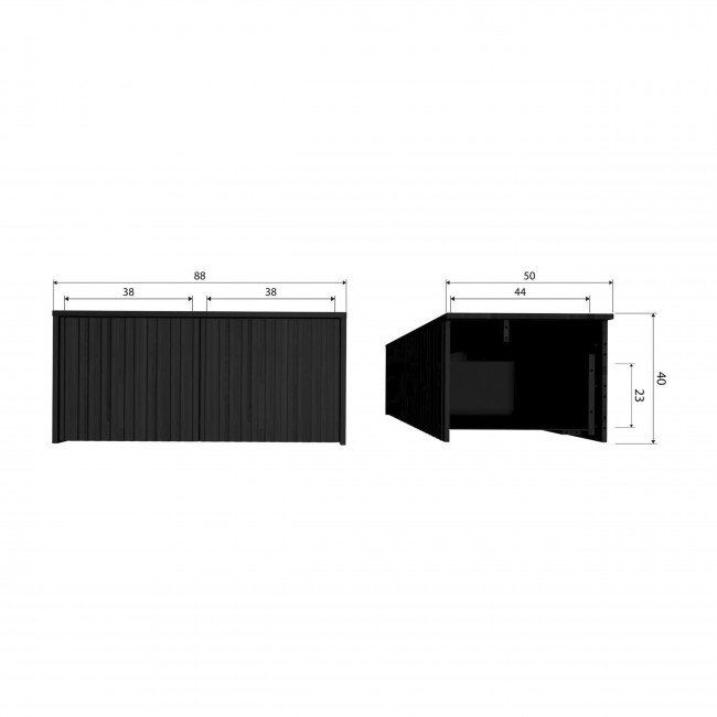 New Gravure - Banc d'entrée avec rangement en bois L88cm