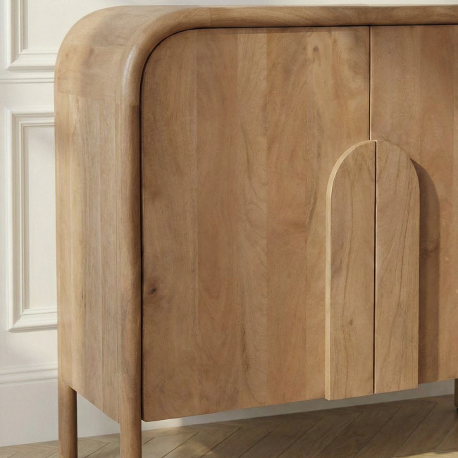 Bali - Buffet 2 portes en bois massif L90cm