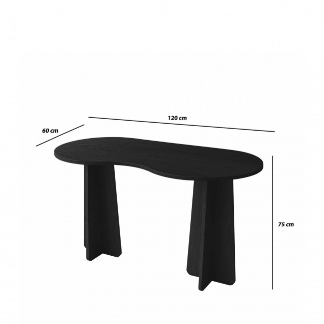 Lina - Bureau en bois L120cm
