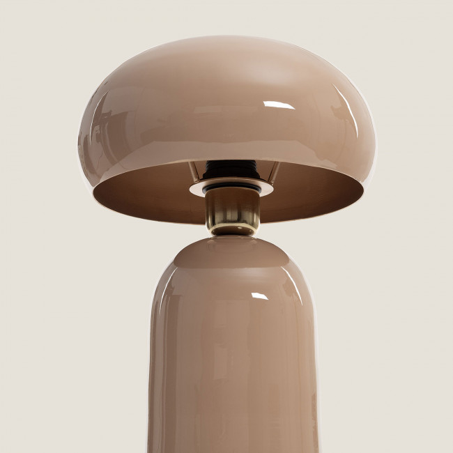 Doria - Lampe à poser champignon en métal