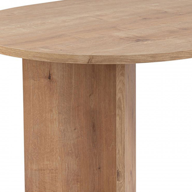 Sam - Table basse ovale en bois 119x60cm 