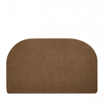Wayne - Tête de lit compressée en tissu demi-lune L 180 cm