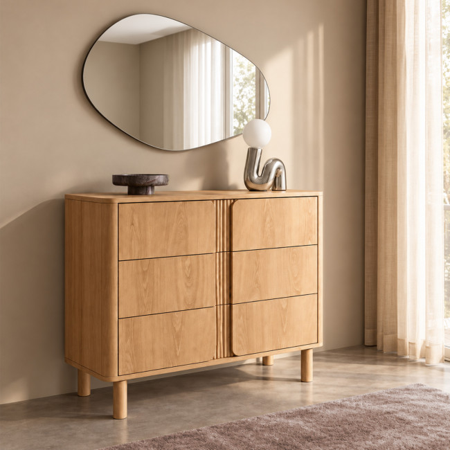 Noa - Commode 3 tiroirs en bois L80cm