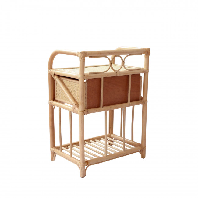 Tondano - Table de chevet en rotin