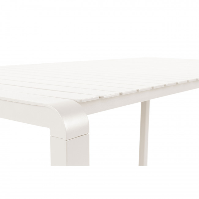 Vondel - Table à manger de jardin en métal 168,5x87cm