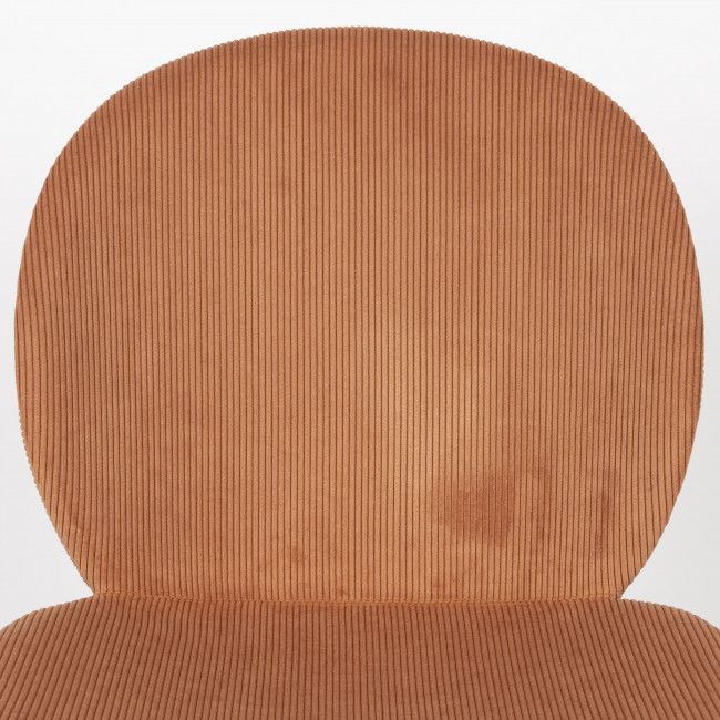 Bonnet - Lot de 2 chaises en velours côtelé et métal