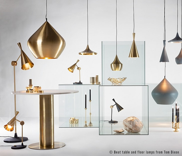 luminaires laiton 
